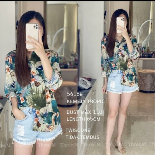 Kemeja tropic 5618 Import