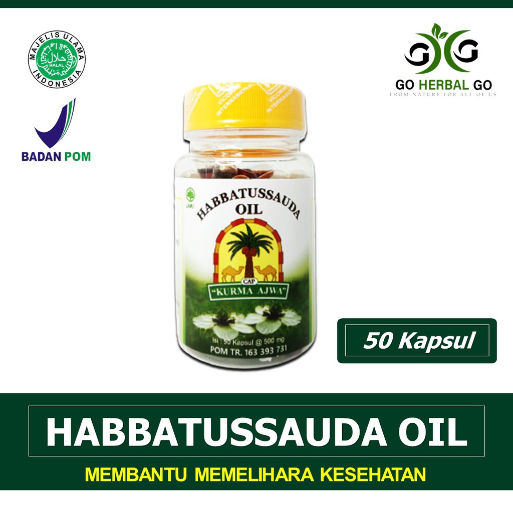Habbatussauda Cap Oil Kurma Ajwa