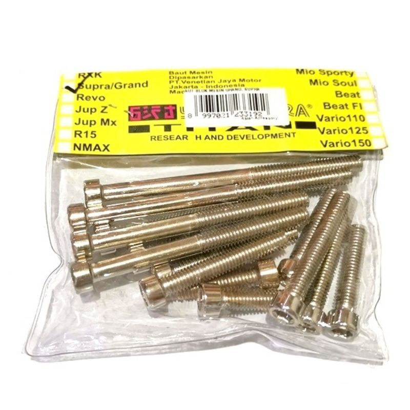 baut blok block bak cvt satu set vario tekno techno 150 vario 125