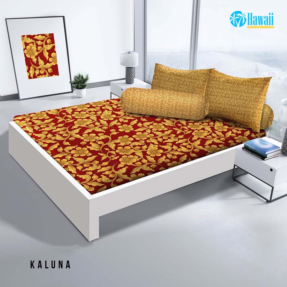 HAWAII Sprei Queen Fitted 160x200 Kaluna