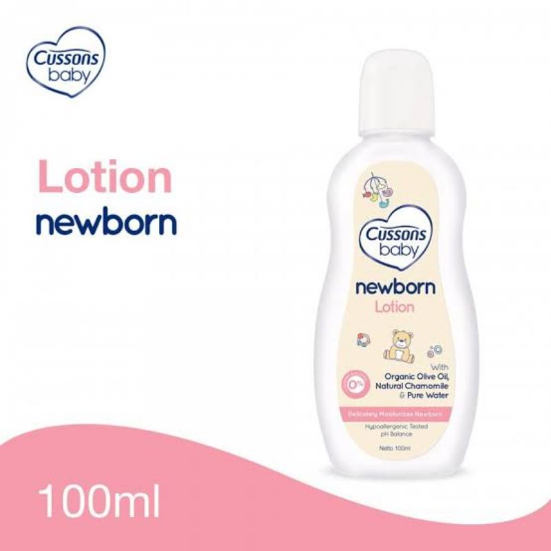 Cussons Baby Newborn Lotion 100ml - Cusson New Born Losion Bayi 100ml