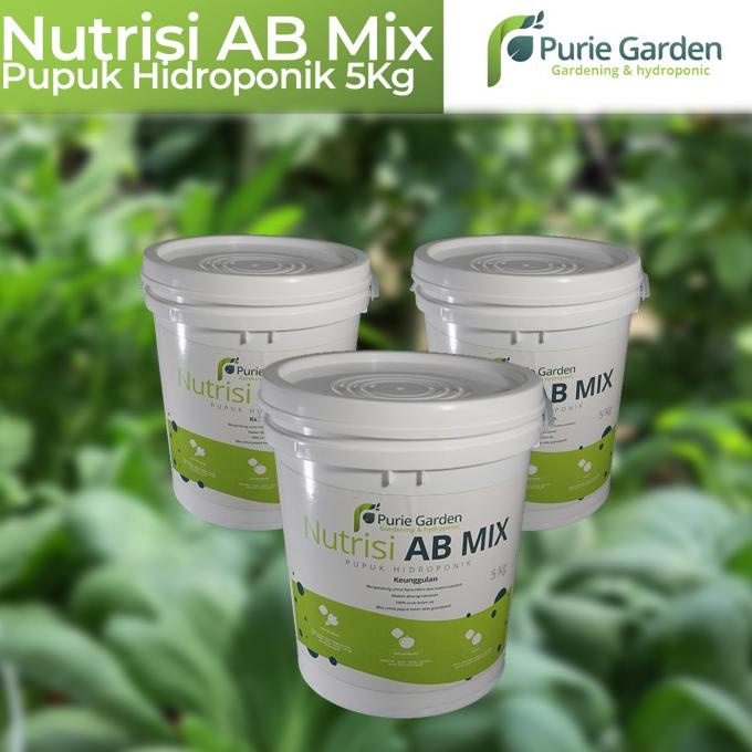Pupuk / Nutrisi Hidroponik AB Mix 5Kg 2000Liter(10Liter pekat) PG SPG - Sayuran Daun