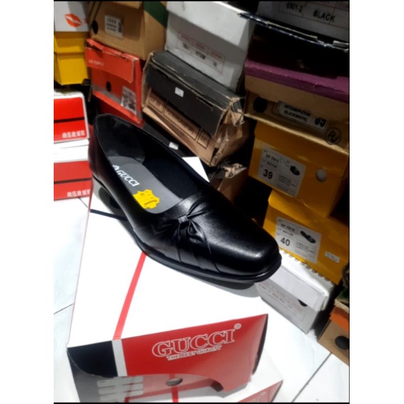 sepatu wanita vantofel fantofel kulit pantofel gucci