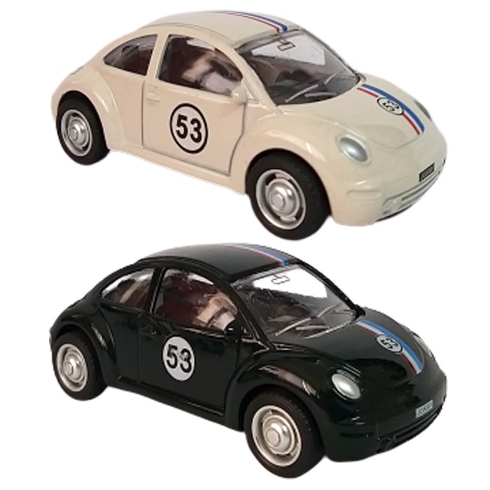 Diecast Mobil Miniatur VW kodok Beetle Herbie