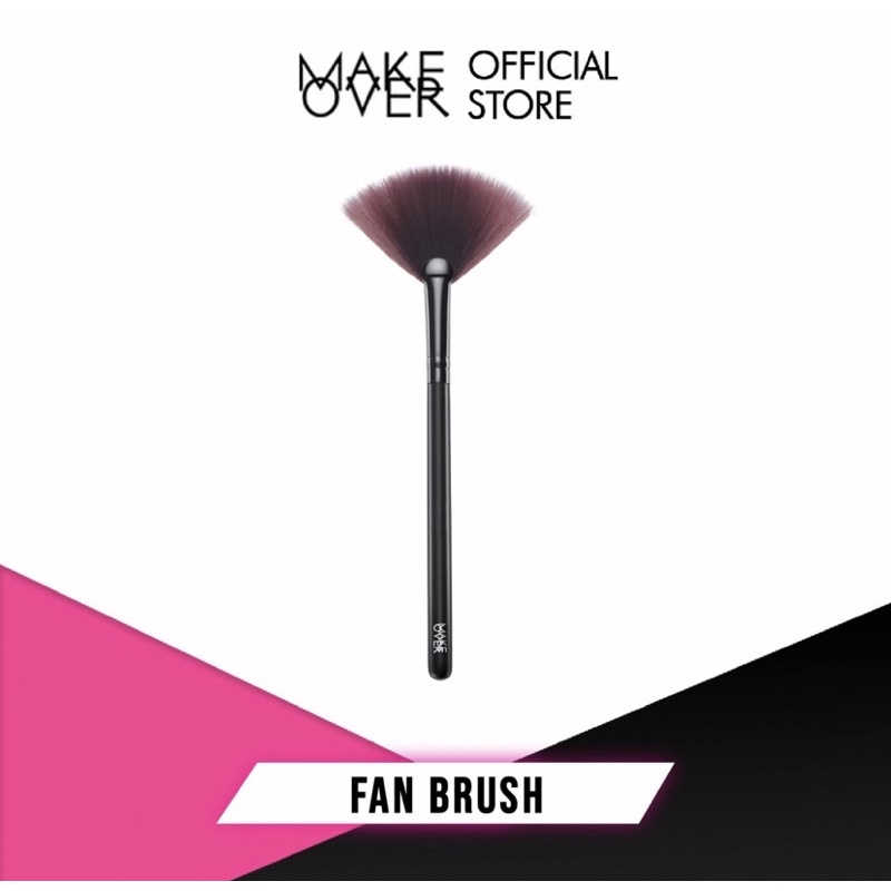 MAKE OVER PROFESSIONAL MAKE UP BRUSH FAN BRUSH FAN BRUSH HIGHLIGHTER