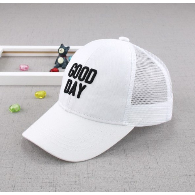 Kiddiwear TOPI FASHION ANAK UNISEX / TOPI CASUAL CAP HAT / TOPI BASEBALL JARING GOOD DAY