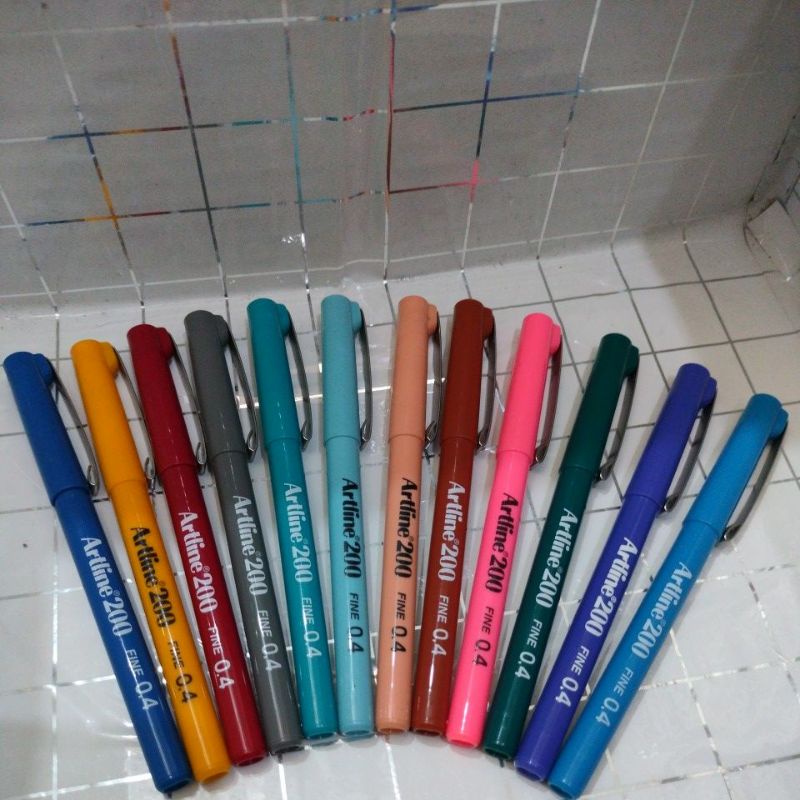 

Bulpoin warna Artline 200 fine 0,4mm All Color