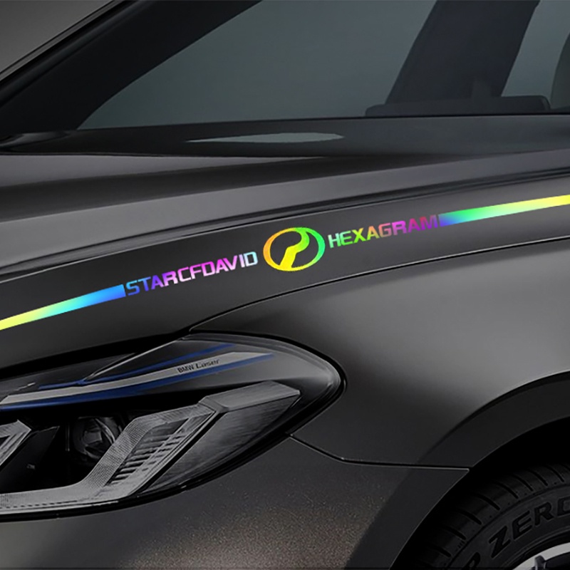 Stiker Logo Laser Reflektif Warna-Warni Untuk Mobil Perodua Viva Myvi Bezza Aruz Kancil Axia