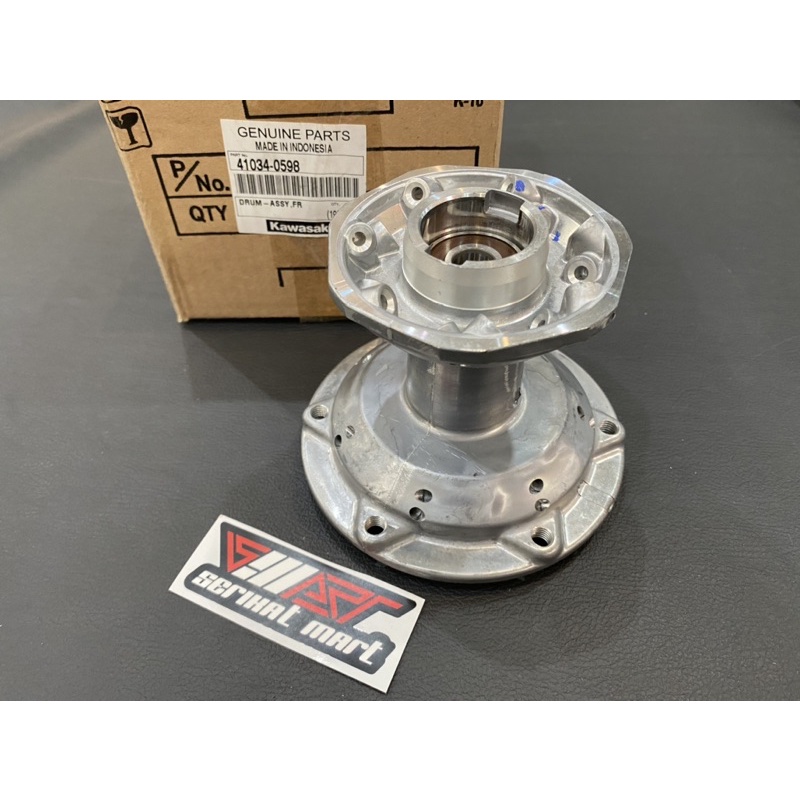 TROMOL KLX 28 HOLE DEPAN ORIGINAL 41034-0598 / TROMOL DEPAN KLX 28 LOBANG