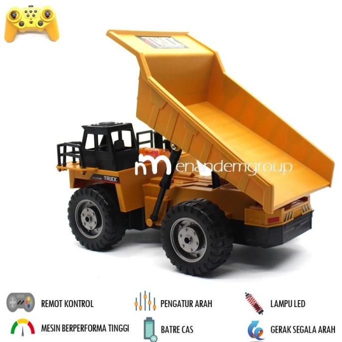 Mobil Remot Kontrol RC Dump Truck Power Neo Truk Pengangkut Pasir