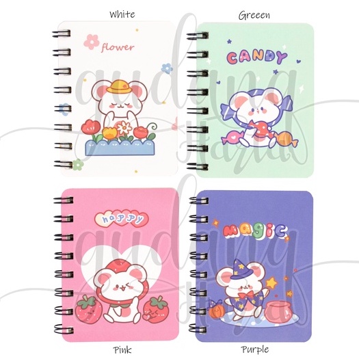 

Notebook A7 Spiral White Bear Buku Catatan Tema Beruang Putih GH 308043