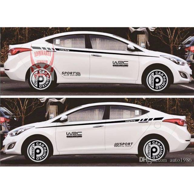 Promo Stiker Mobil Sedan corolla civic avanza toyota honda   Timor semua Mobil Sedan