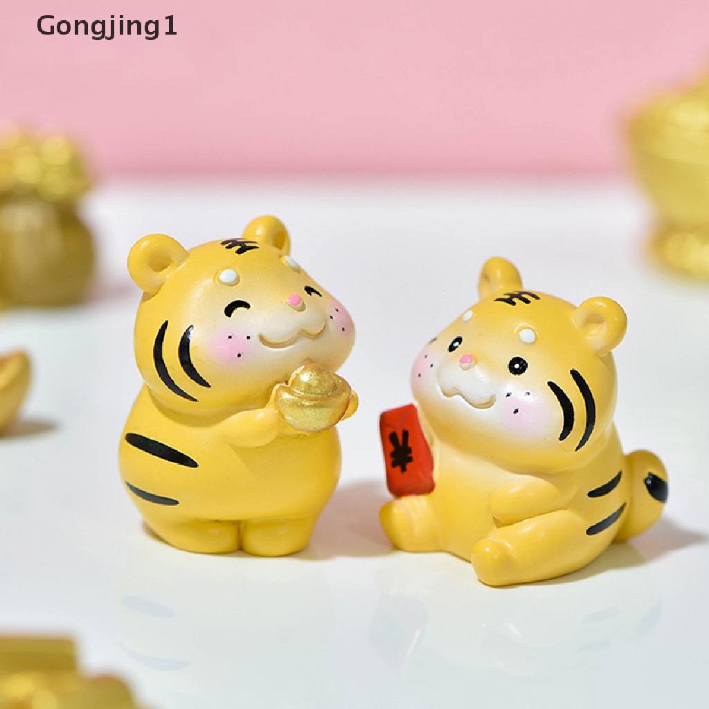 Gongjing1 Miniatur Harimau Untuk Dekorasi Taman Minifairy Gardenkerajinan DIY