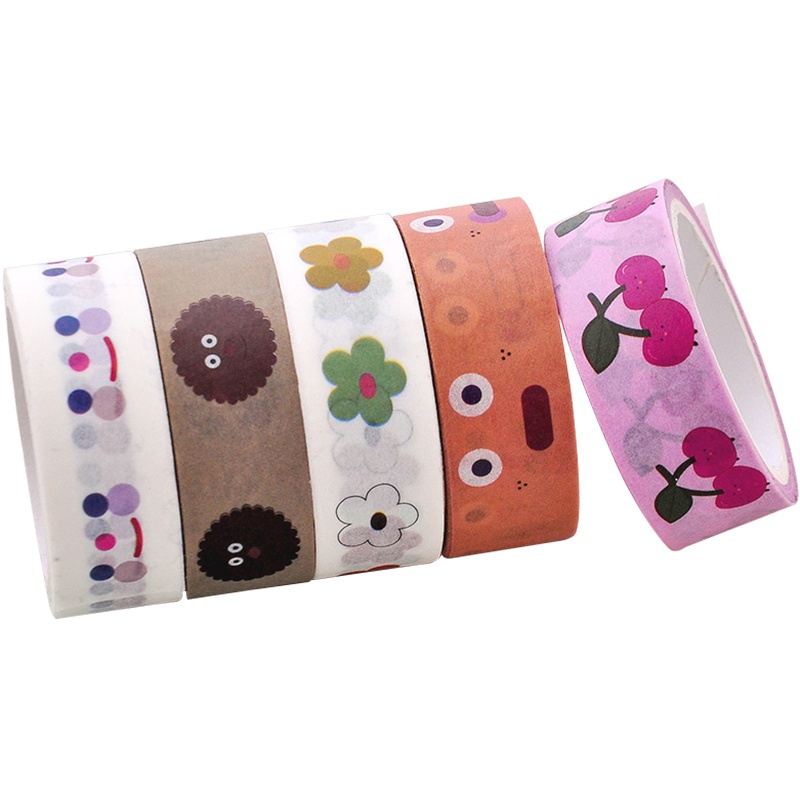 Cartoon Animal Flower Washi Tape Scrapbook Sticker Flower Masking Tape School Supply