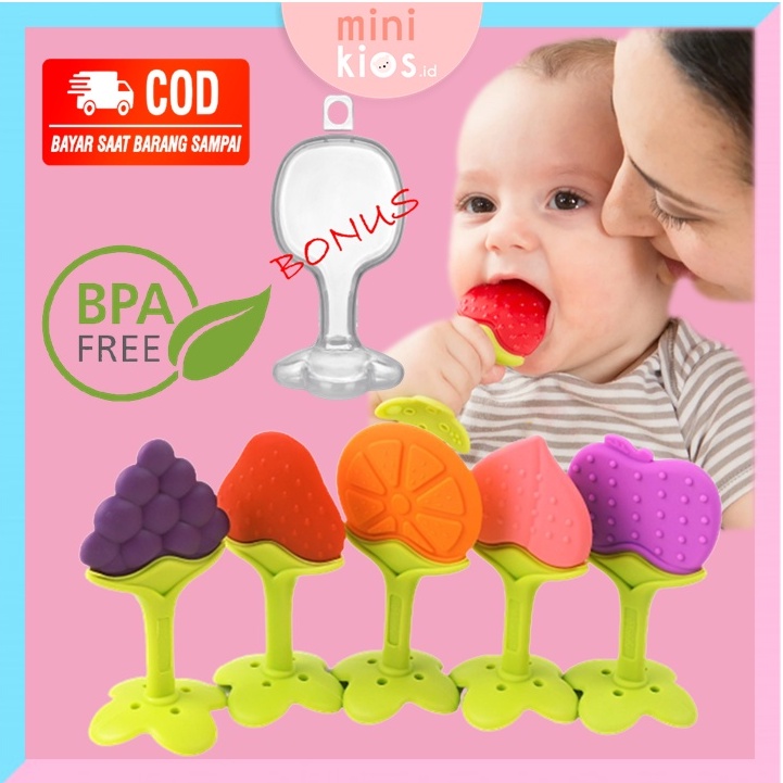 Gigitan Buah Buahan Bayi (BPA FREE)