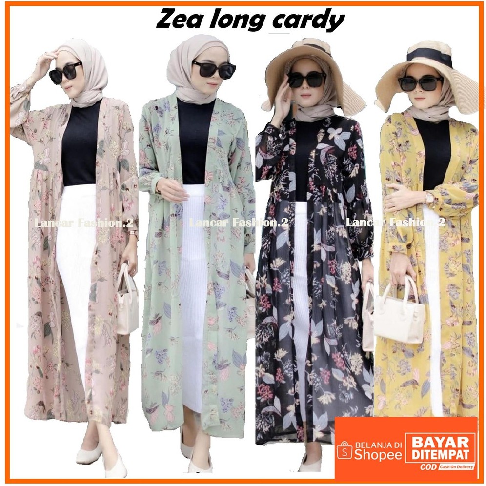 zea long cardy // long outer ceruti premium ld -+120cm pjg -+134cm // outer wanita // long outer cardigan //outer cardigan panjang // outer panjang