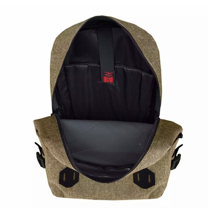Palazzo tas ransel pria dan wanita tas fashion pria original - coffe + free rain cover