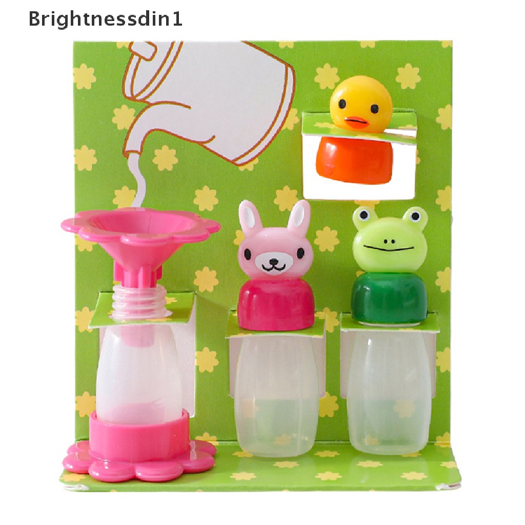 4 Pcs Botol Wadah Bumbu Saus Mini Bentuk Kelinci Katak Bebek 1 In 1