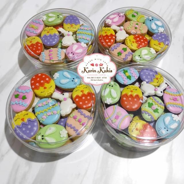 

KUKIS HIAS, KUKIS KARAKTER, FANCY COOKIES, HAMPERS PASKAH 500 GR
