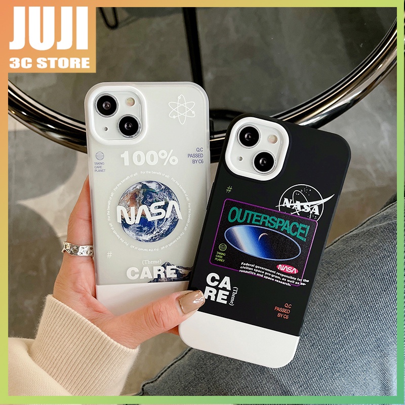 Case 3 in 1 Desain Space Klasik Dapat Dilepas Dicuci Untuk iphone 11 12 13 pro max x xs xr xsmax 7 8 plus