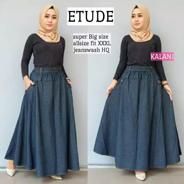 ROK JEANS PAYUNG/ ROK MAYUNG SUPER JUMBO
