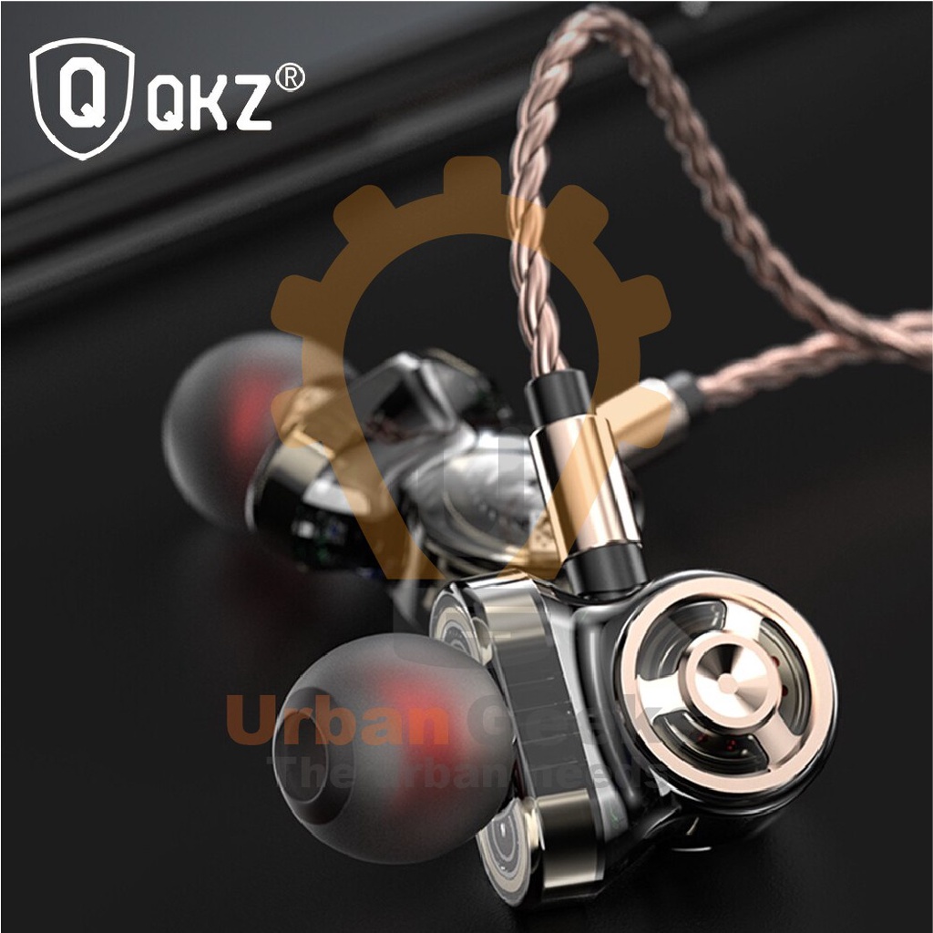 Earphone Music HiFi 4D Sound With Mic QKZ CK10 Six Core Dynamic Driver