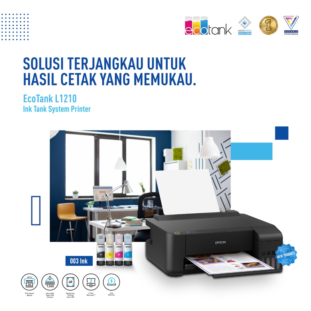 Printer Epson L1210 L-1210 L 1210 pengganti L1110 L-1110 L 1110 RESMI