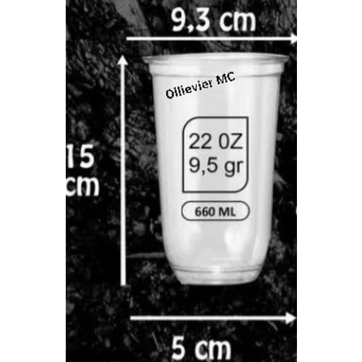 Starindo cup oval 22 oz