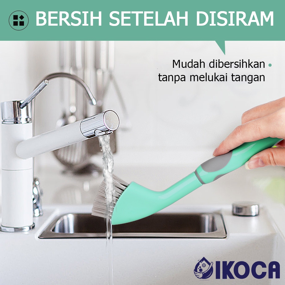 Ktmstore Sikat sudut toilet kamar mandi sikat tepi sikat lantai ikoca IKO-131