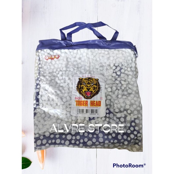 Jas Hujan Mantel Hujan Jaket Celana Gemini Polkadot 68203 Tiger Head - Mantel Mantol Pria