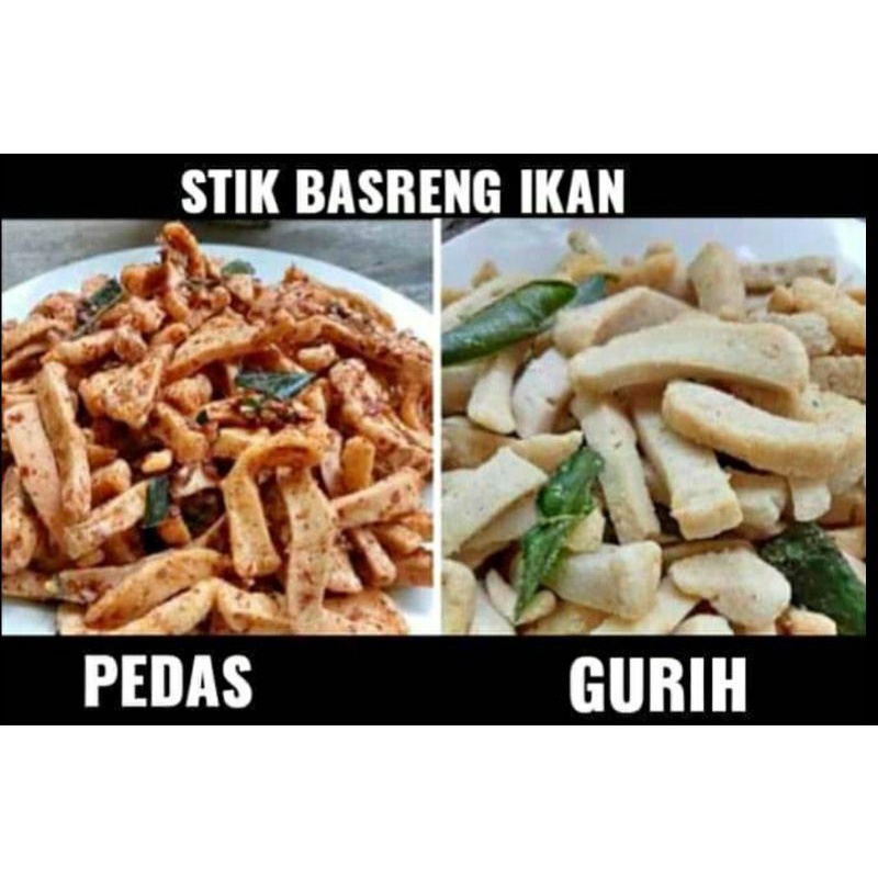 

Basreng Ikan Gurih & Pedas 500gr 1000gr/Kripik Bakso Ikan
