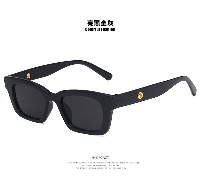 (YUZHU) TERSEDIA &amp; COD Kacamata Hitam Wanita Korea Gaya Kucing Frame Kacamata Lensa Warna Cewek Sunglasses