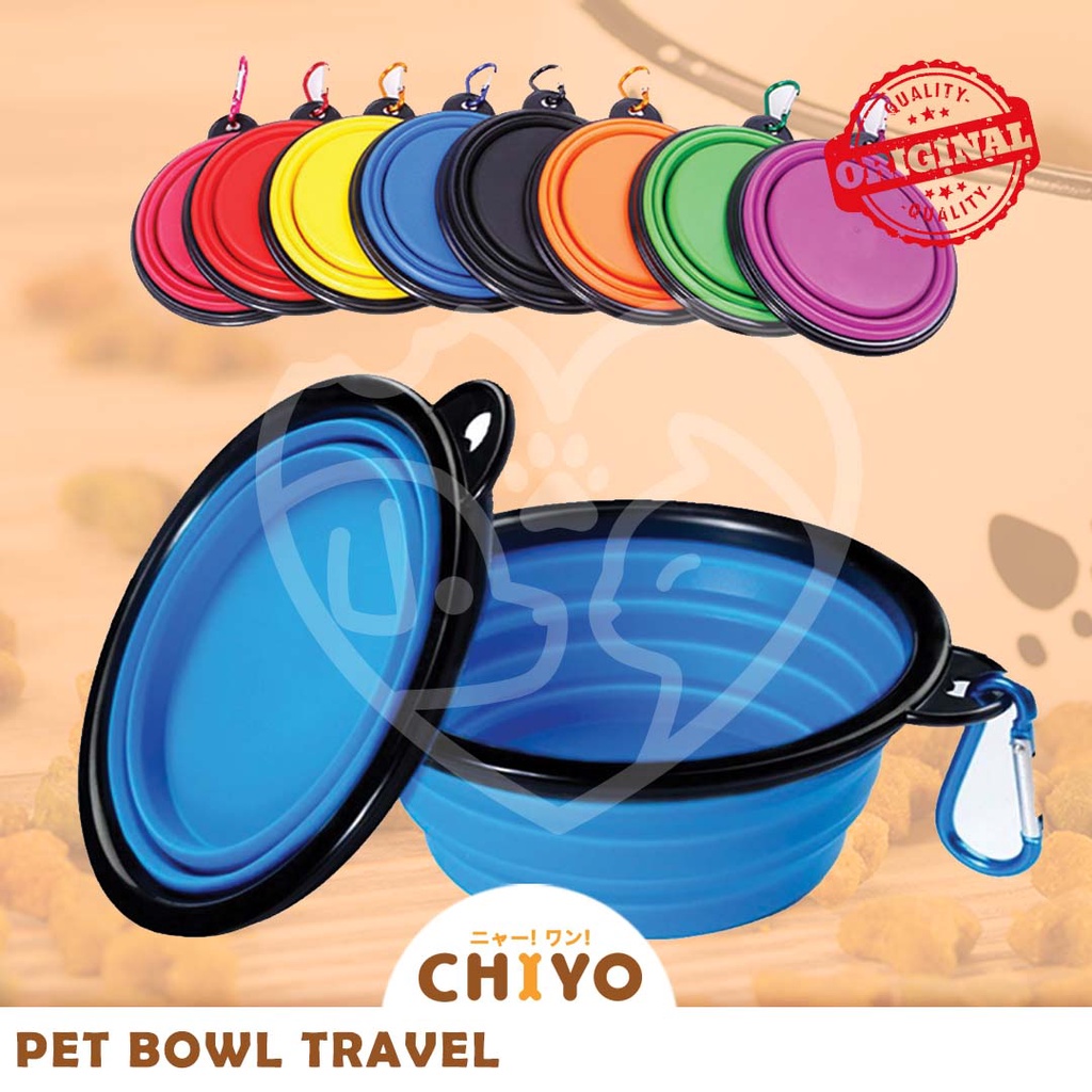 PET BOWL TRAVEL [ TEMPAT MAKAN MINUM HEWAN ]