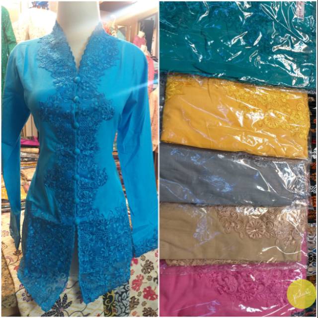 Kebaya encim bordir senada