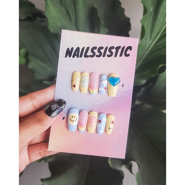 NCT Dream Jisung nails / Custom Fake Nails / Press-on Nails