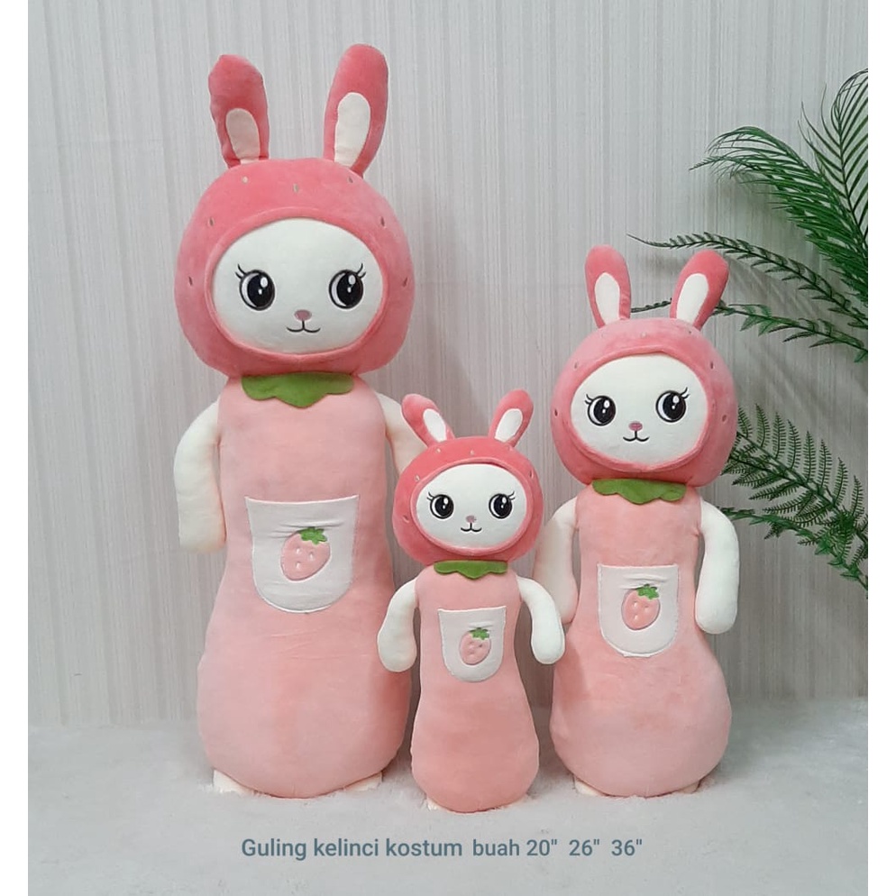 Guling Rabbit Costum Size 90cm/36&quot;/guling animal/guling kelinci/Bantal Animal/Guling Jumbo/Guling Big