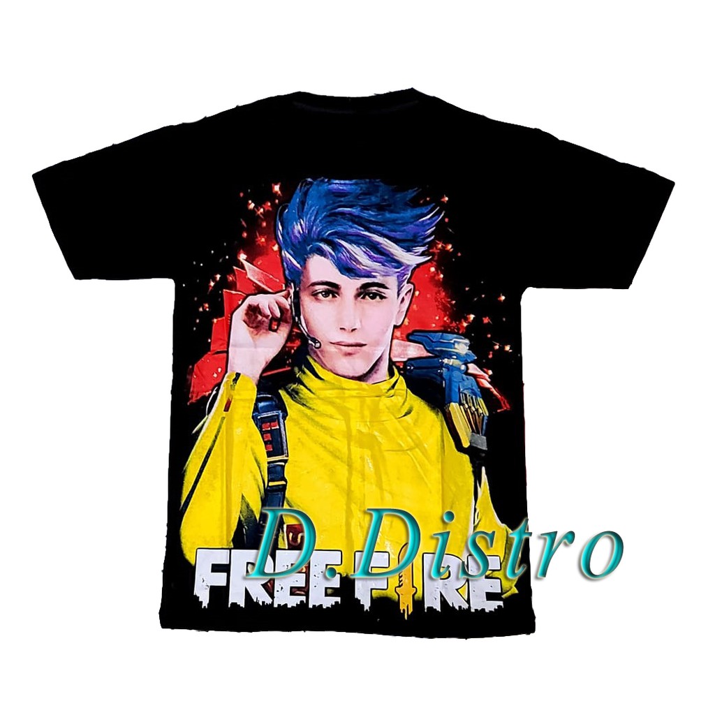 Kaos Free Fire Wolfrah Shopee Indonesia