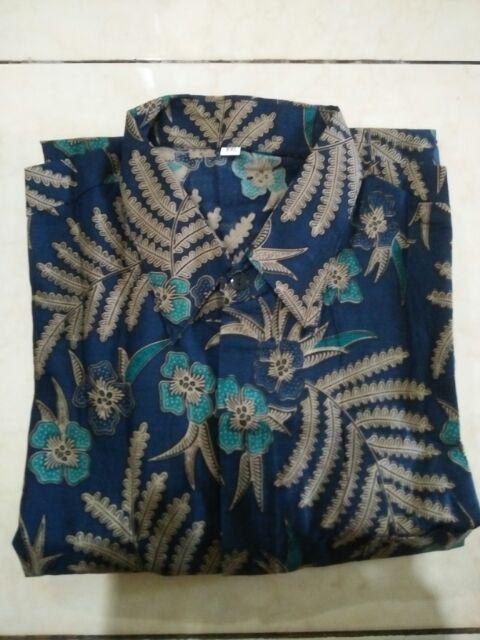 Kemeja Pria Batik Big Size 4l-5l Lengan Pendek Atasan Baju Hem Batik Jumbo Ukuran Besar Atr