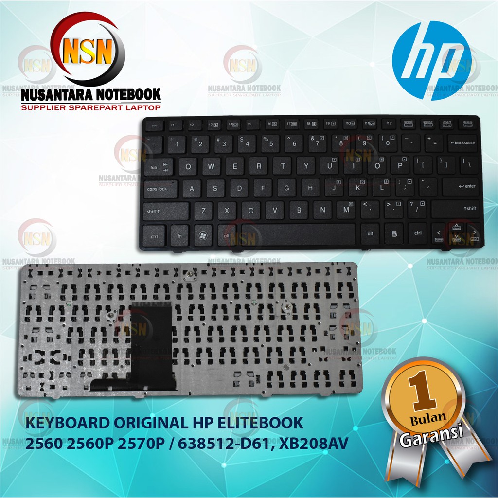 Keyboard Original HP Elitebook 2560 2560P 2570P