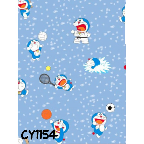 Wallpaper Dinding Bermotif Karakter Ukuran 45 Cm X 9meter Wallpaper 3d Quality Best Wallpaper dinding kamar tidur anak Motif Doraemon Hellokitty