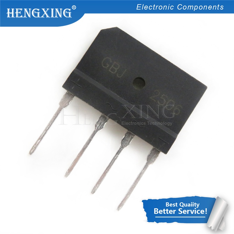 100pcs Ic GBJ2506 2506 25A 600V ZIP-4