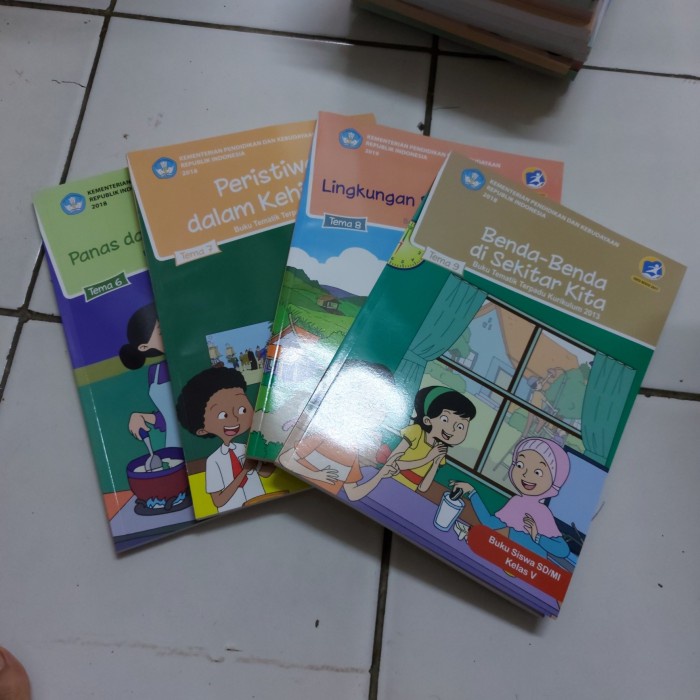 

❤BISA COD❤ Paket Tematik DEPDIKBUD Kelas 5 Semester 2 Tema 6,7,8,9