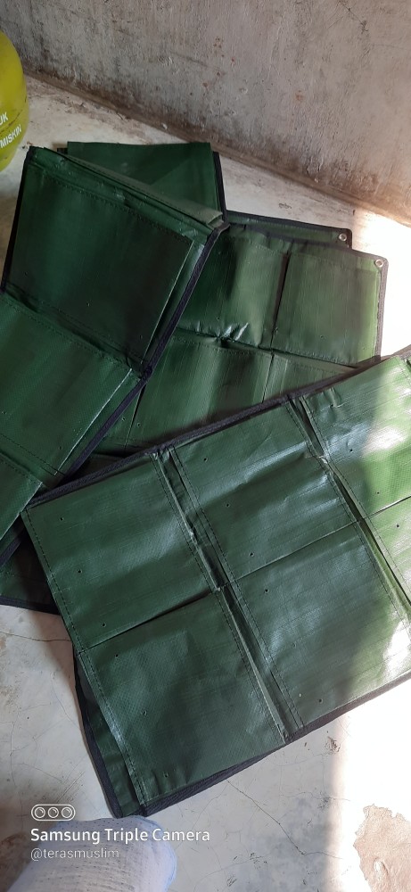 Wall Planter Bags Hanging Planter Bag Dinding 5 Kantong Easy Grow