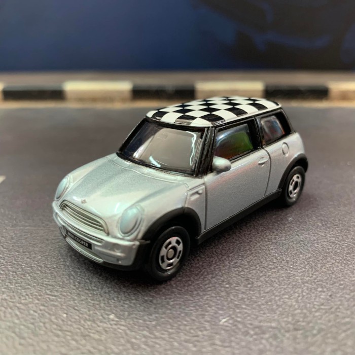 Tomica Mini Cooper Selection - Silver 04 - Base Besi - Made in China