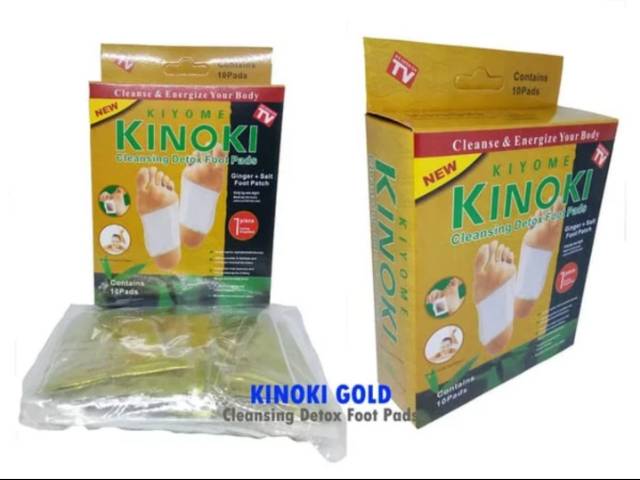 KINOKI GOLD / KOYO KAKI HERBAL / KINOKI EMAS 1 BOX = 10 PCS