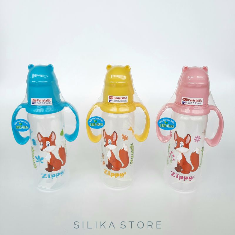 ZIPPY Botol Susu 240 ML Karakter Tupai / OK-291