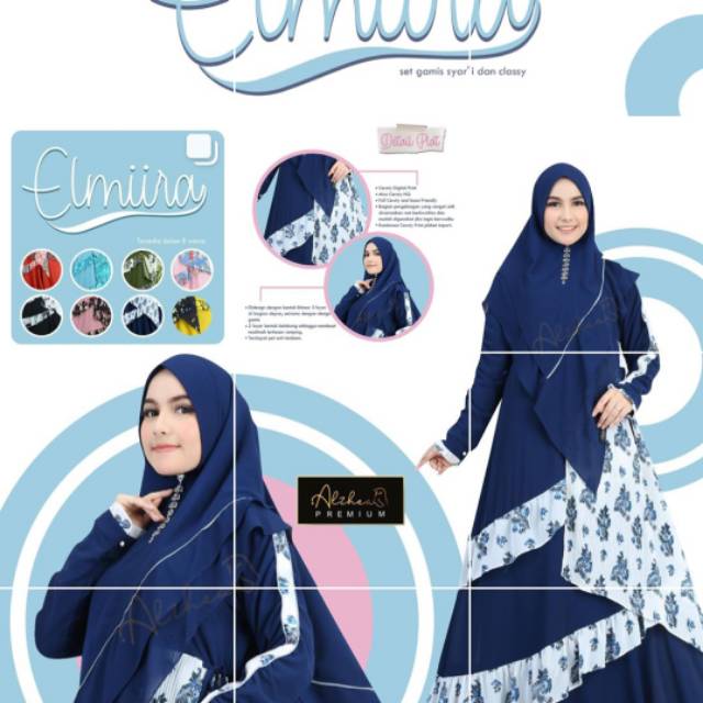 Setelan Syar'i Elmira Set by Alzhea Premium