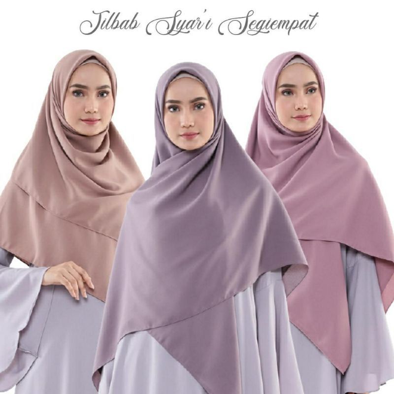 Hijab bella square jumbo neci syari 130x130 / Bella jumbo / Bella syari / Bella square