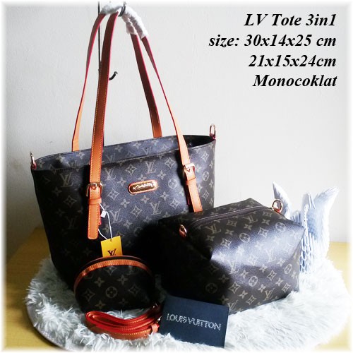 LV Tote 3in1