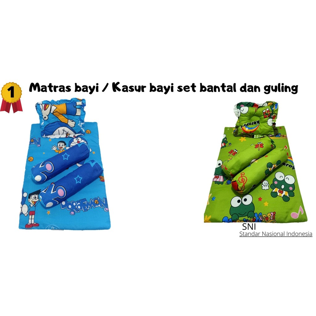 matras bayi set bantal dan guling termurah dan terlaris